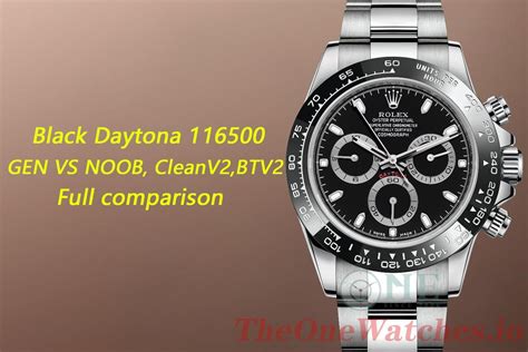 daytona 116500 clean vs bt